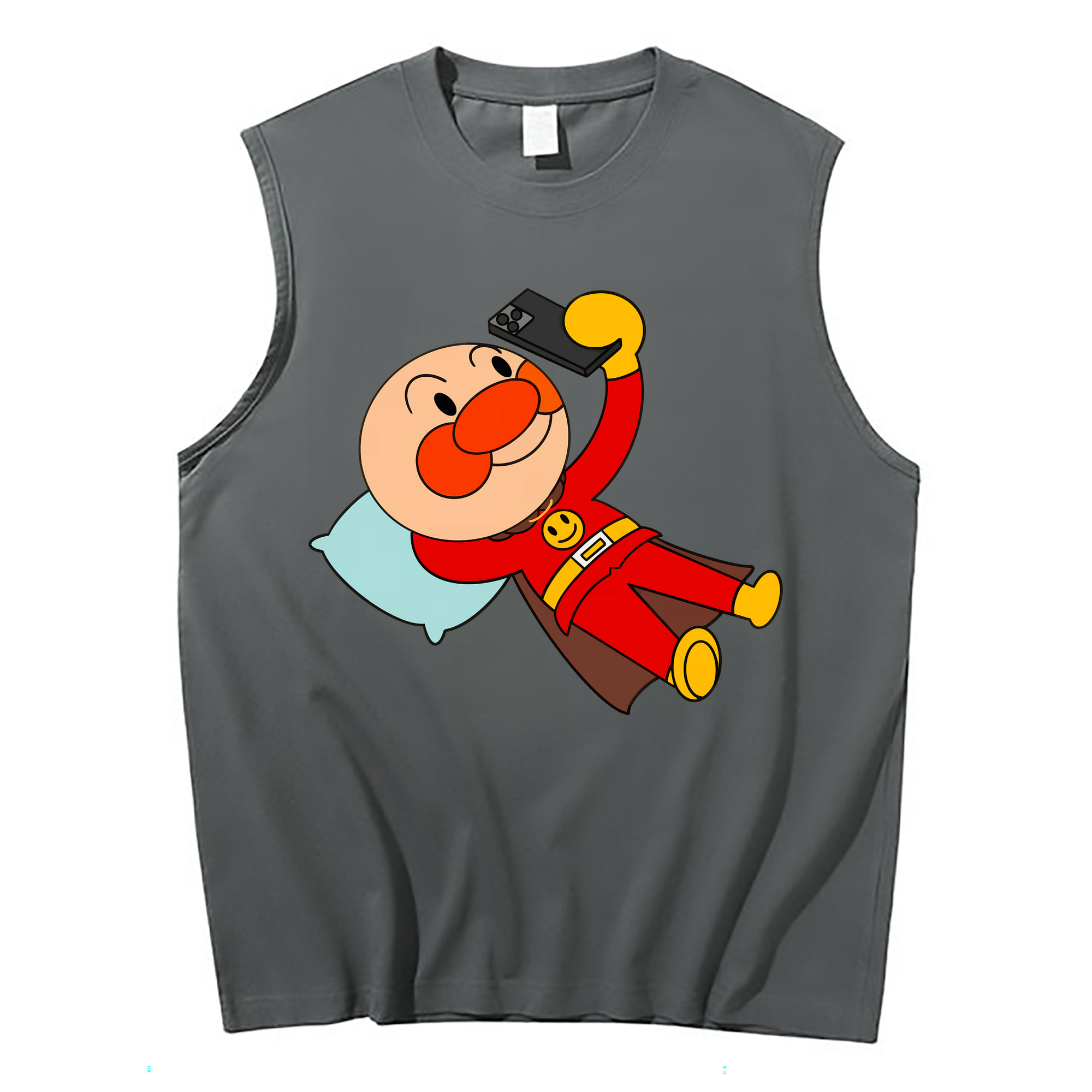 （画像用） アンパンマン Anpanman コットン100％タンクトップ（フロントプリント）